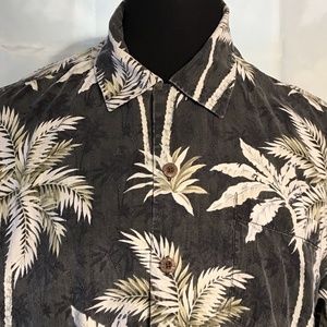 Tommy Bahama Mens Hawaiian Button Up Shirt Size L